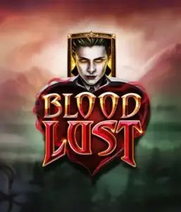 The captivating game interface of Blood Lust, showcasing elegant vampire icons against a mysterious nocturnal landscape. The visual emphasizes the slot's eerie charm, alongside its distinctive features, making it an enticing choice for those fascinated by the vampire genre.